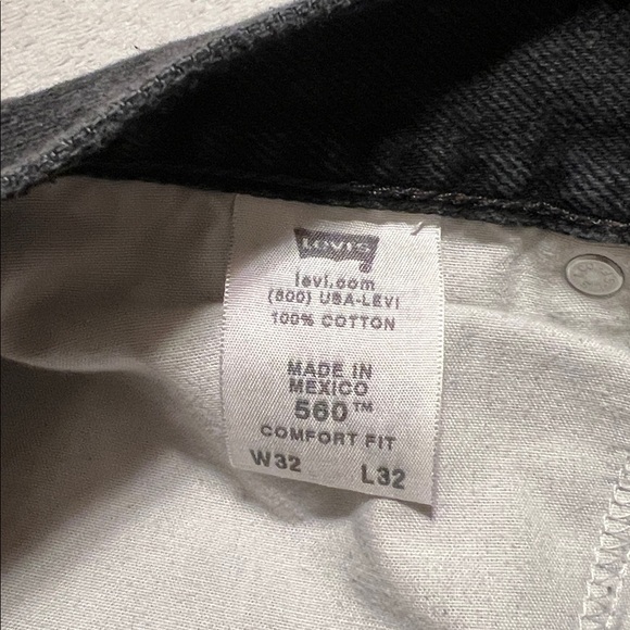 Levi's Men's Black Jeans. 32x32. NWOT - Picture 5 of 6